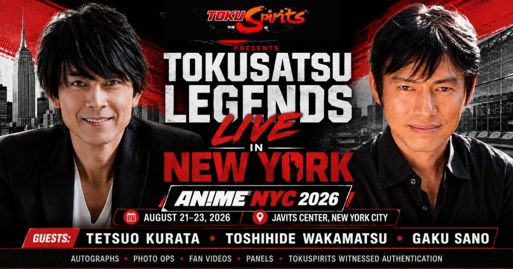 Tokusatsu Legends Live in New York at Anime NYC 2026